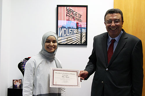 Auk holds the fall presidents art exhibition