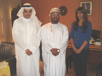 Munauk visits saudi arabian and omani ambassadors
