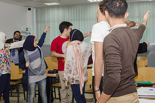 Auk students live the shakespearean experience