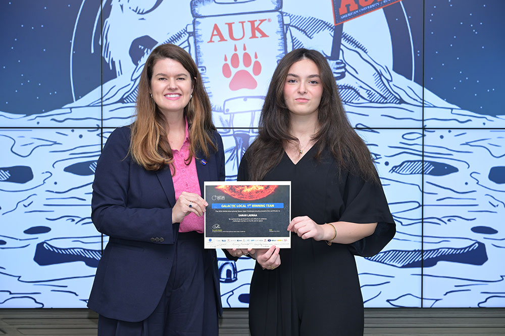 Celebrating innovation auk hosts nasa space apps challenge winners ceremony