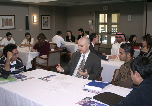 Us embassy hosts auk business students