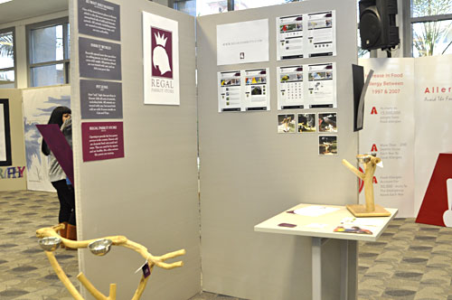 The arts  graphic design program organizes the fall 2011 senior capstone graphic design exhibition