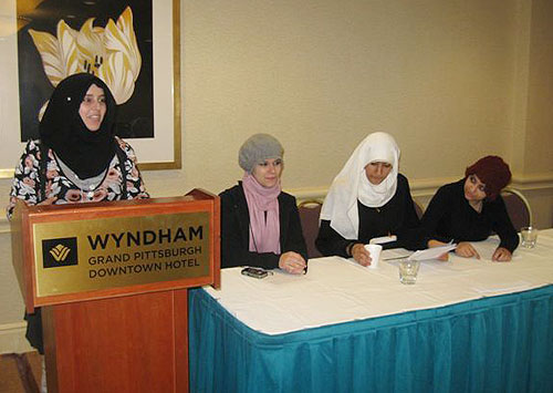 Sigma tau delta honor society members excel at pittsburgh conference