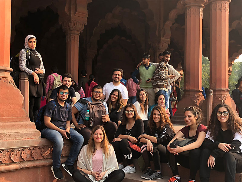 AUK Students Volunteer in India