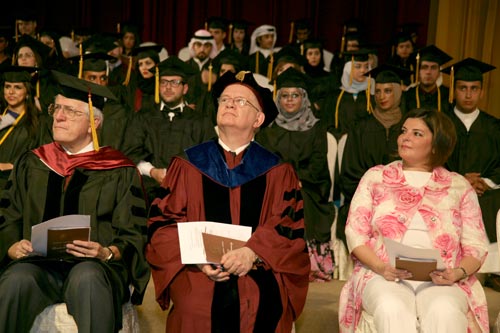 American university of kuwait graduation ceremony 2010
