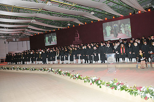 American university of kuwait graduation ceremony 2012