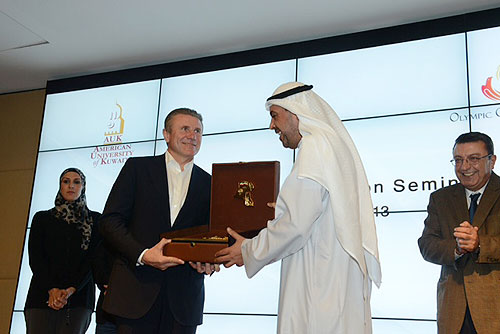 The olympics  sport education seminar an exclusive event for auk students