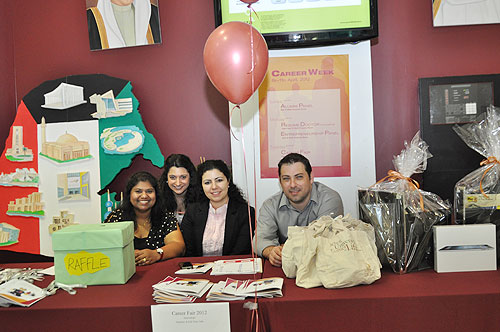 Zain and gulf bank inaugurate 8th annual career fair at auk