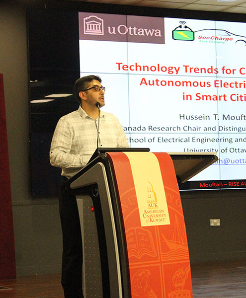 RISE Center at AUK Kicks Off 2018-2019 Lecture Series with a Talk on Autonomous Vehicles