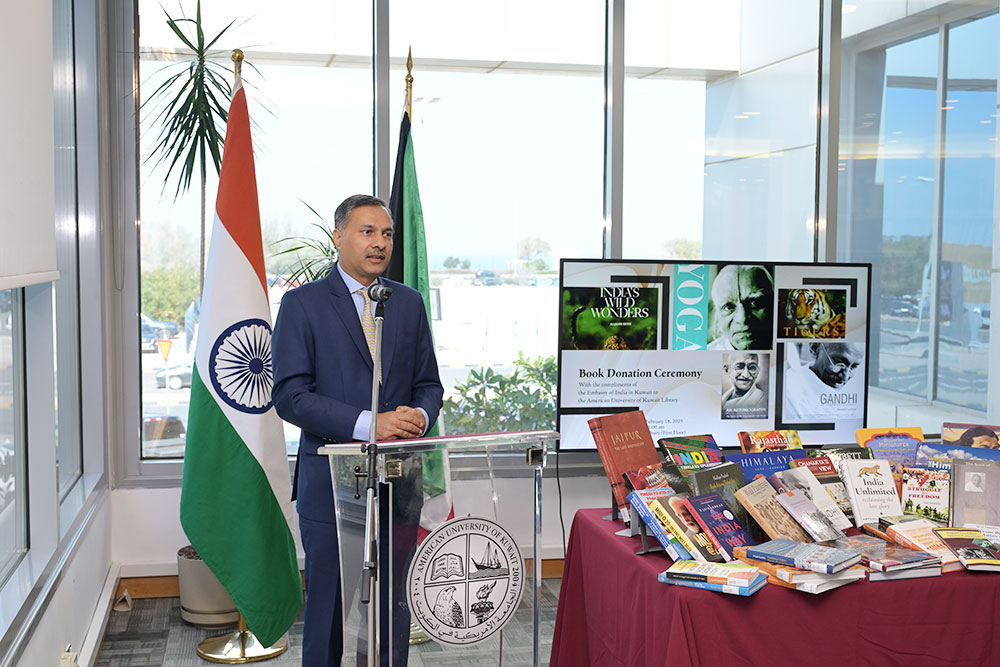 Diplomacy Through Literature: Indian Embassy Donates Books to AUK