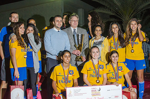 Ask and ges crowned champions of the 3rd annual high school football tournament at auk