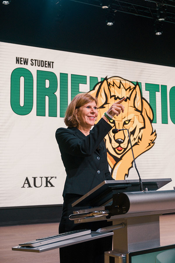 American University of Kuwait Welcomes New Students at Orientation