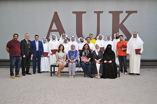 AUK Center for Continuing Education (CCE) Graduates the First Group of TOT Trainees
