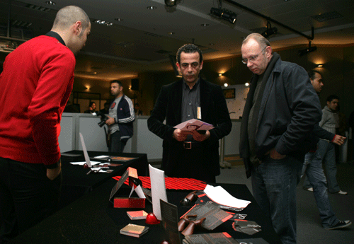 First senior graphic design portfolio student showcase