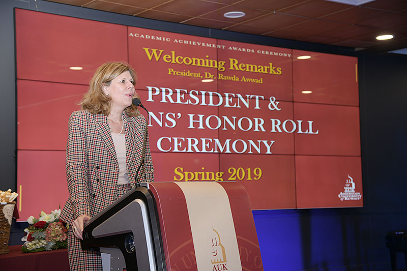 President & Deans’ Honor Roll - Spring 2019
