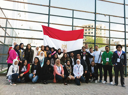 The egyptian cultural union at auk holds its first event