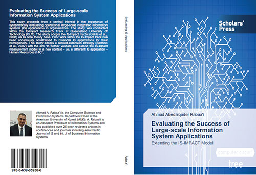 Auk professor ahmad rabaai discusses effectiveness of is applications in new book
