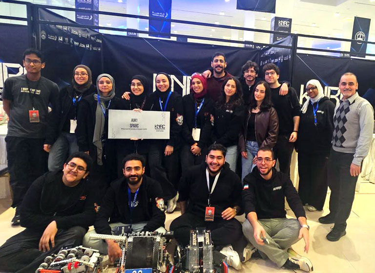 AUK Students Win Best Sportsmanship Award and Reach The Finals at Kuwait National Robotics Competition 2026