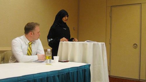 Sigma tau delta honor society members excel at pittsburgh conference