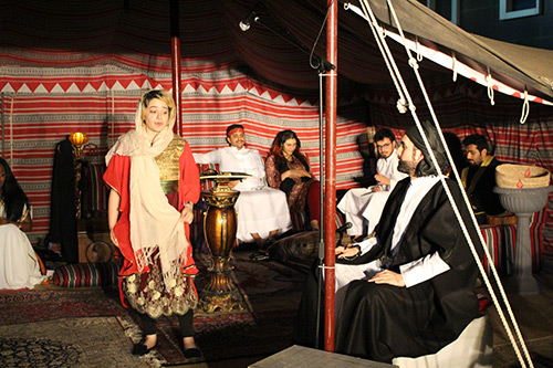The drama program at auk presents arabian nights
