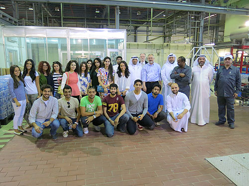 Auk students visit kadhmah bottled water facility
