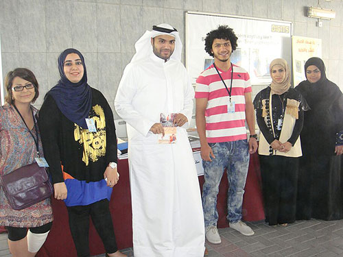 The auk arabic literature club holds its first literary book fair