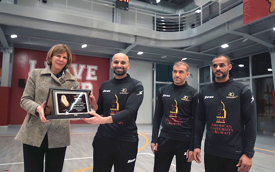 AUK Strategic Partner of Sheikh Nasser Sabah Al-Ahmad Award for Player of the Season