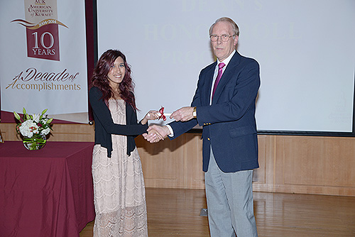 Auk celebrates academic achievements of its top students