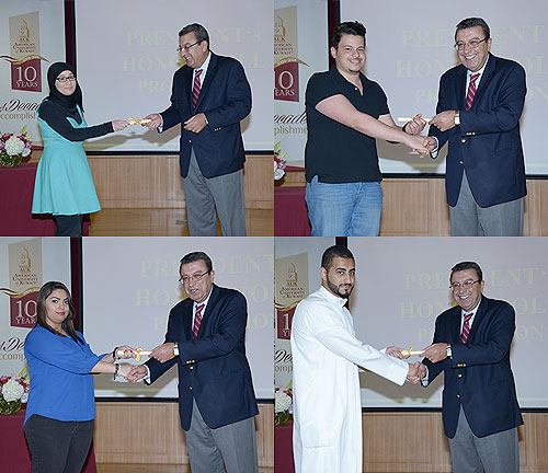 Auk celebrates academic achievements of its top students