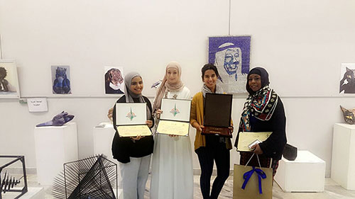 Three AUK Art and Graphic Design Students gain Positions in the 28th Joint Art Exhibition