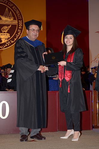 The american university of kuwait auk graduates its 9th class
