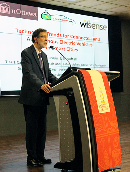 Rise center at auk kicks off 2018-2019 lecture series with a talk on autonomous vehicles