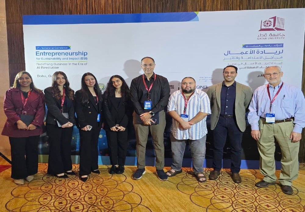 AUK Team Participates in the 7th International ESI Conference in Qatar