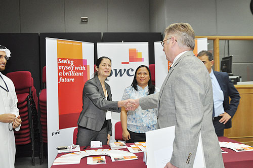 Zain and gulf bank inaugurate 8th annual career fair at auk