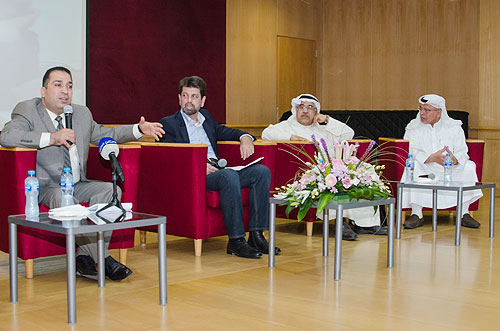 Arabic literature club hosts a panel discussion on the genres of literary writing