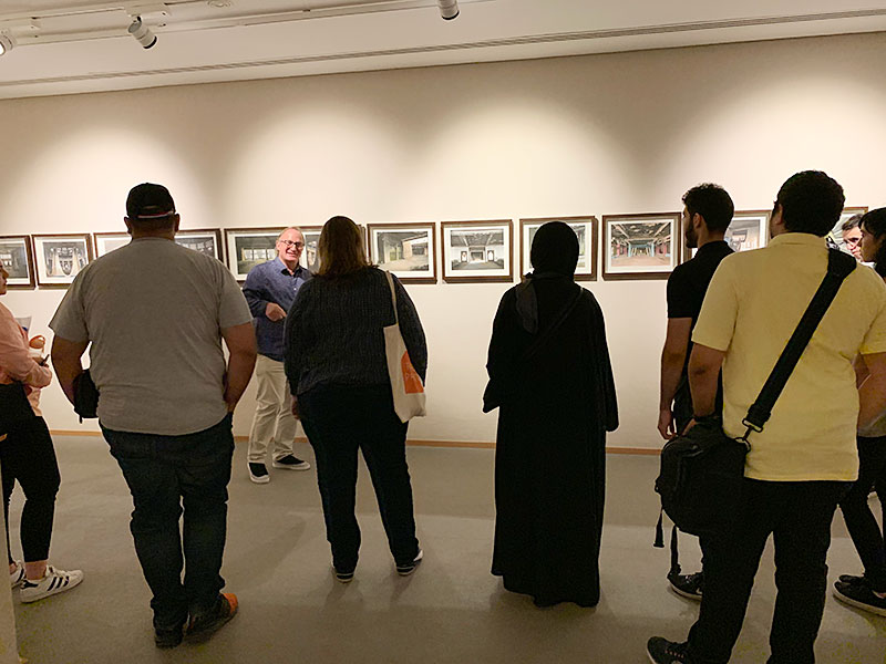 Auk graphic design students and the places they call home