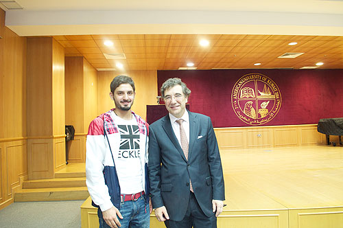Spanish ambassador celebrates international week with auk