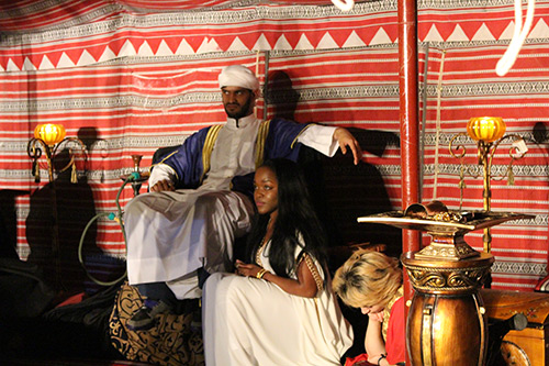 The drama program at auk presents arabian nights
