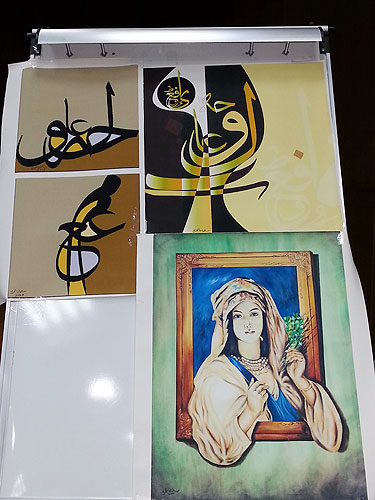 Salman alhajri lectures on arabic calligraphy at auk