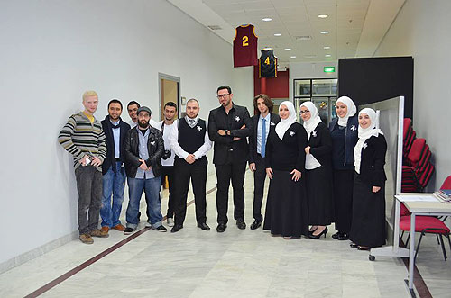 The scratches of syria at auk sheds light on the syrian humanitarian situation