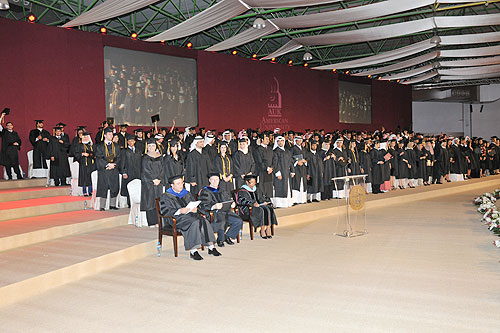 American university of kuwait graduation ceremony 2012