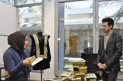 The arts  graphic design program organizes the fall 2011 senior capstone graphic design exhibition