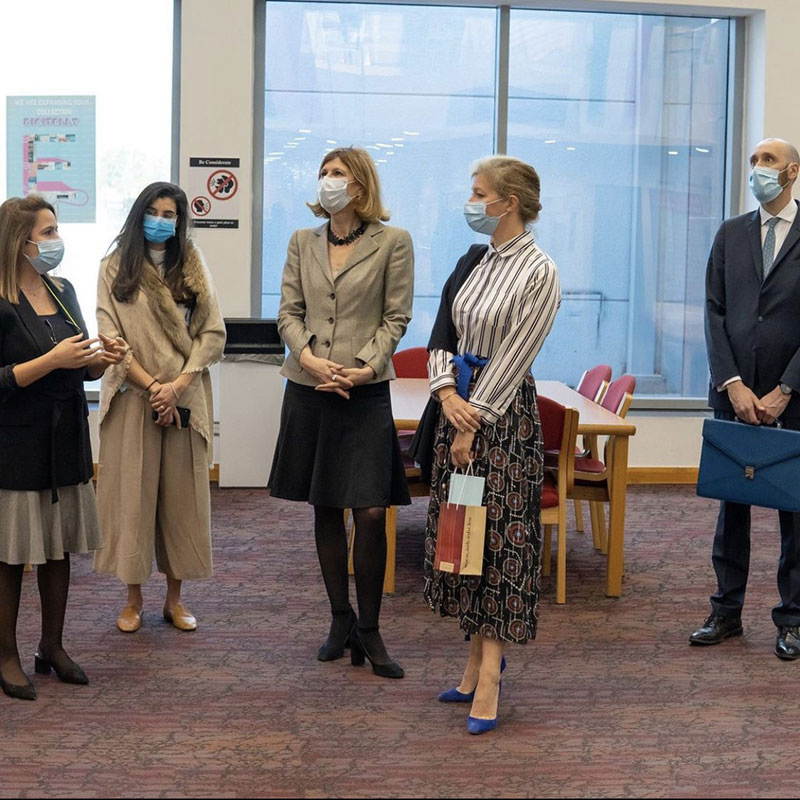 French ambassador visits auk campus