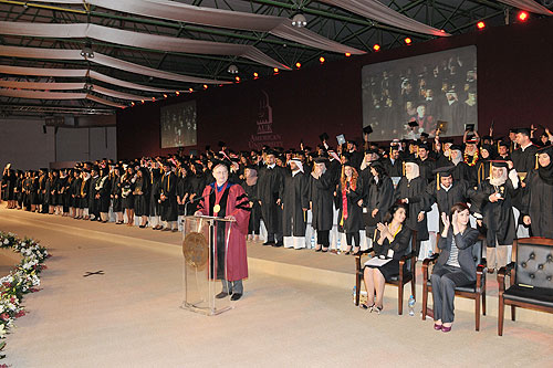 American university of kuwait graduation ceremony 2012
