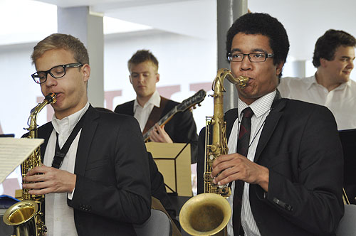 German youth jazz orchestra performs at auk