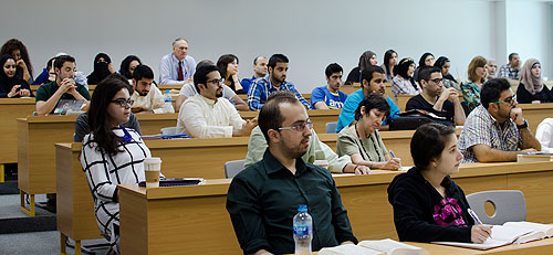 Us ambassador gives lecture on hamlet diplomacy and political interpretations of shakespeare to auk shakespeare class