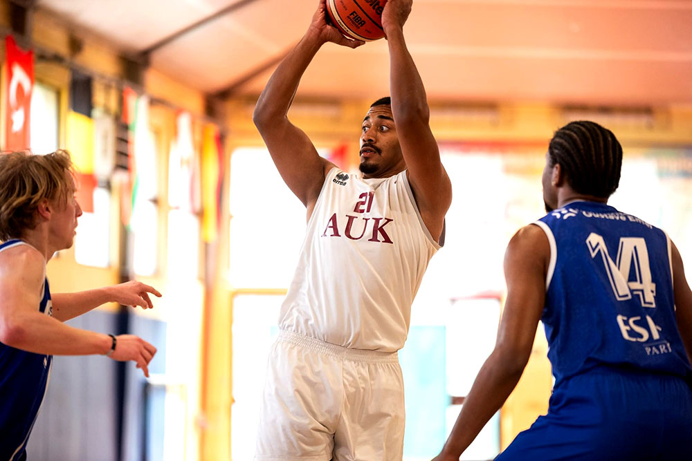 Auk mens basketball team excels at euromilano tournament