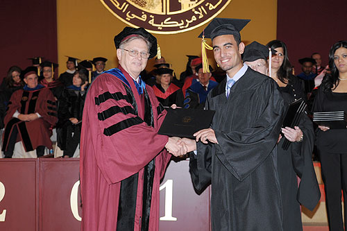 American university of kuwait graduation ceremony 2012