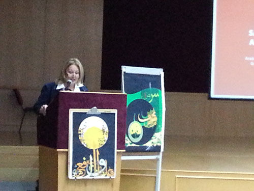 Salman alhajri lectures on arabic calligraphy at auk