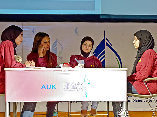 Auk students perform marvelously in first foundation level university challenge